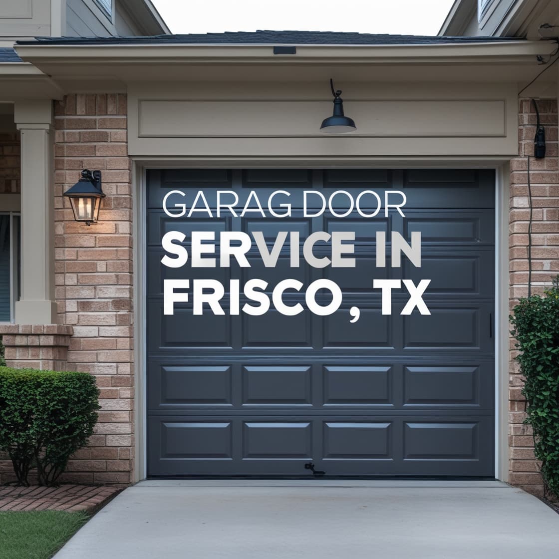 Garage door service in Frisco, TX