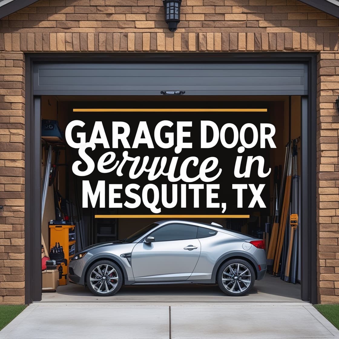 Garage door service in Mesquite, TX