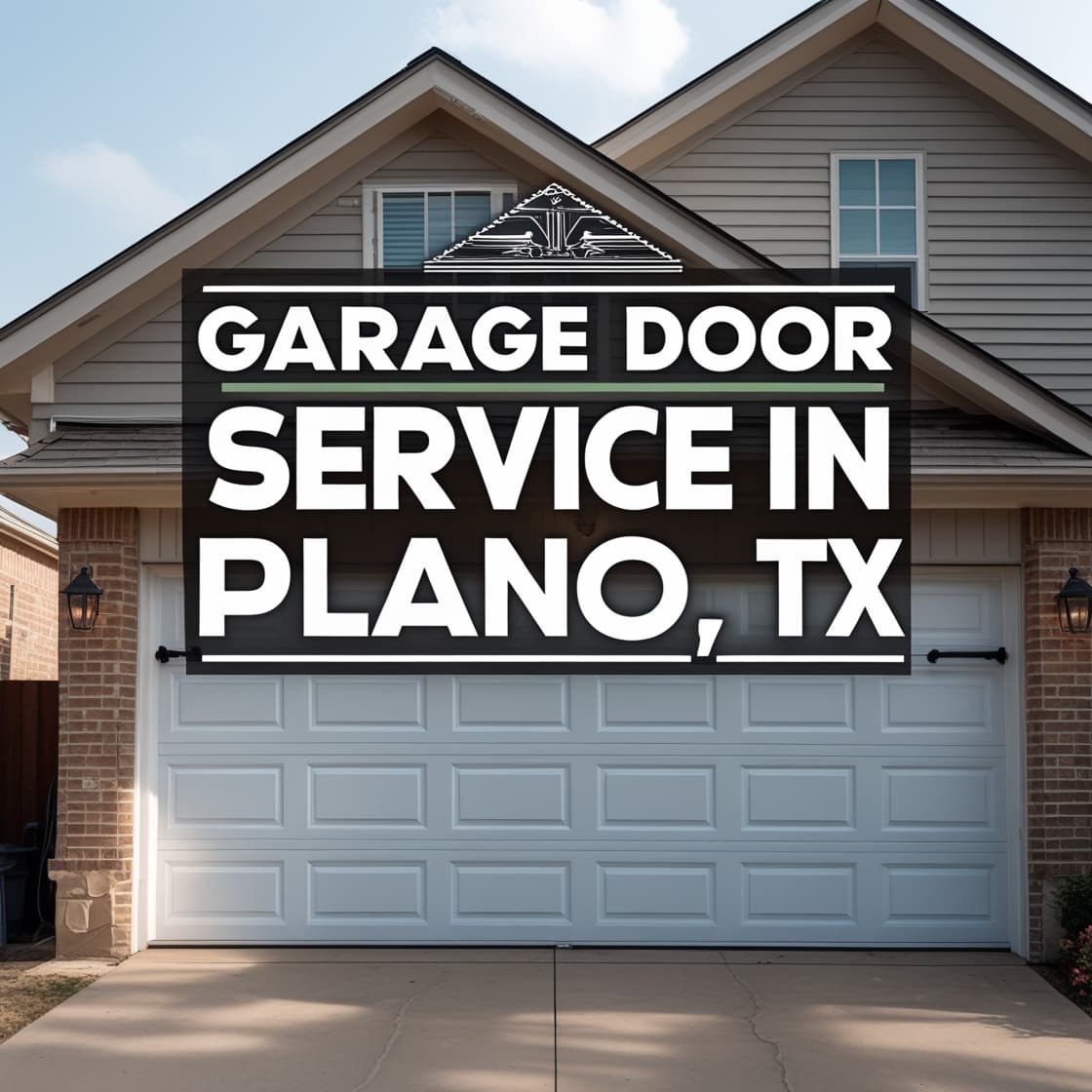 Garage door service in Plano, TX
