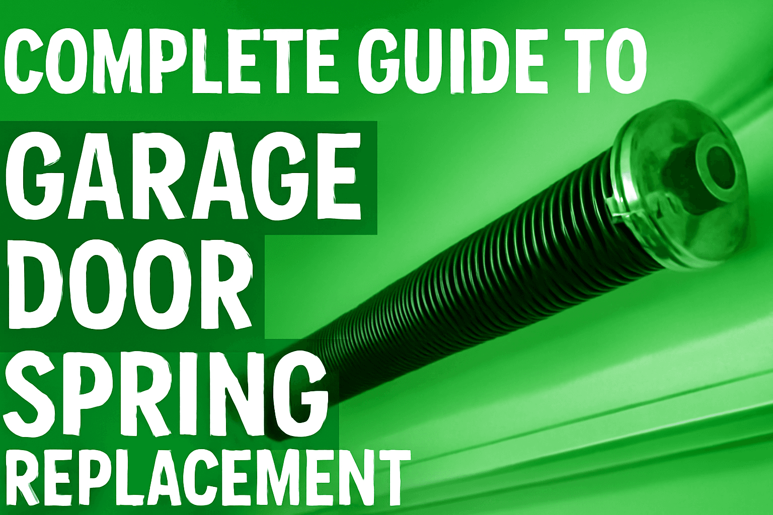 Complete Guide to Garage Door Spring Replacement