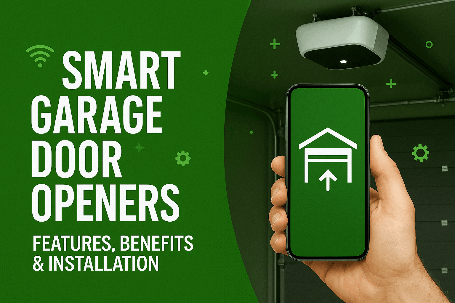 Smart Garage Door Openers: Features, Benefits & Installation