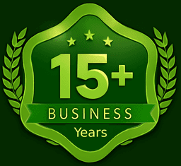 Over 15+ years in business